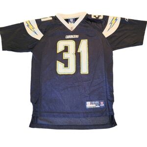 Youth Official NFL Reebok Chargers #31 Antonio Cromartie Jersey Size 14-16 (L)